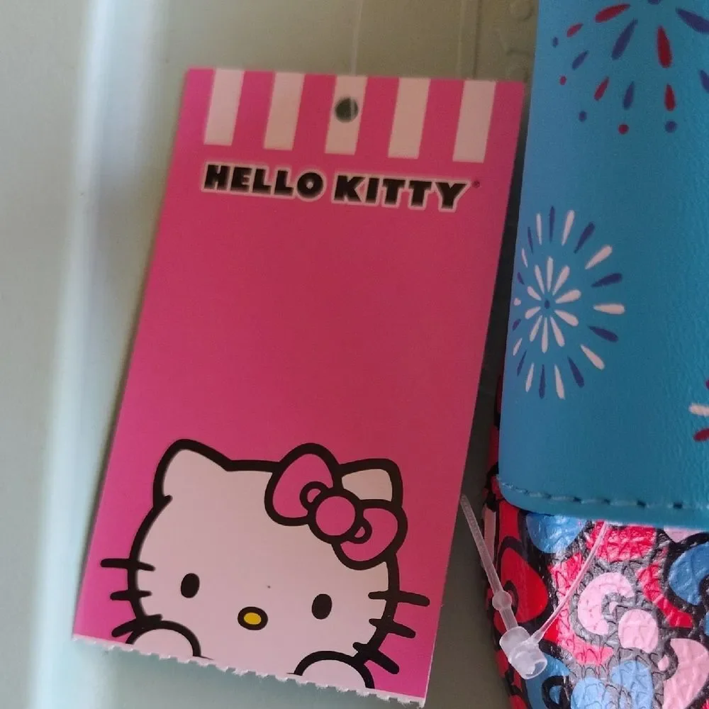 Hello Kitty Kids Slippers - Red and Blue